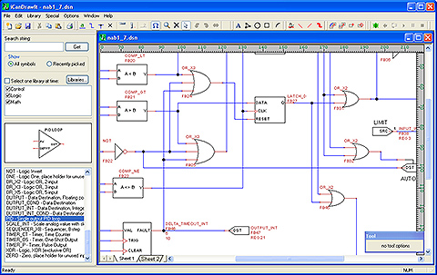 Screen shot from i.CanDoIt graphical programming tool used to create control programs for the VP3-2290 Cellular Remote Telemetry Unit