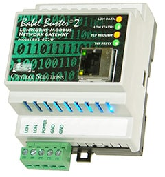 Babel Buster BB2-6020-NB LonWorks to Modbus TCP Gateway
