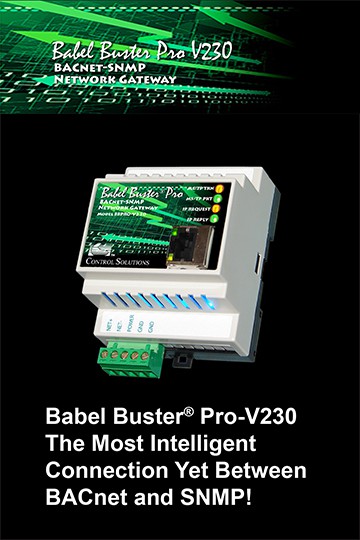 BBPRO-V230 BACnet to SNMP Gateway