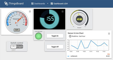 Babel Buster IoT devices connect to ThingsBoard