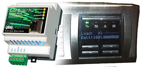 Screen shot from BB2-6010 Modbus to SNMP Gateway