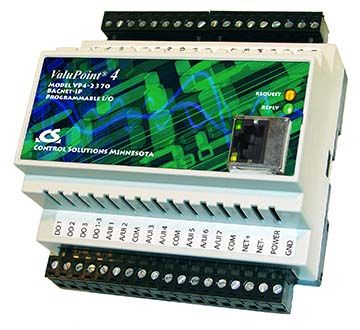 VP4-2370 Programmable I/O for BACnet IP